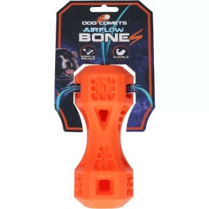 Hondenspeeltje Dog Comets airflow bone oranje small
