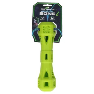 Hondenspeeltje Dog Comets airflow bone groen large
