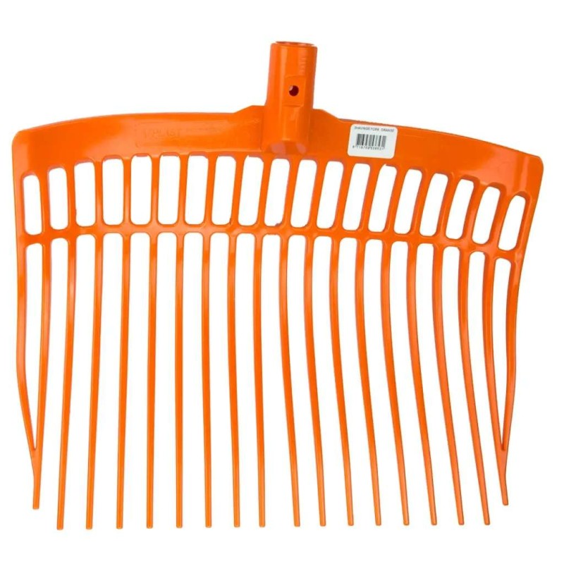 Mestvork zonder steel Oranje