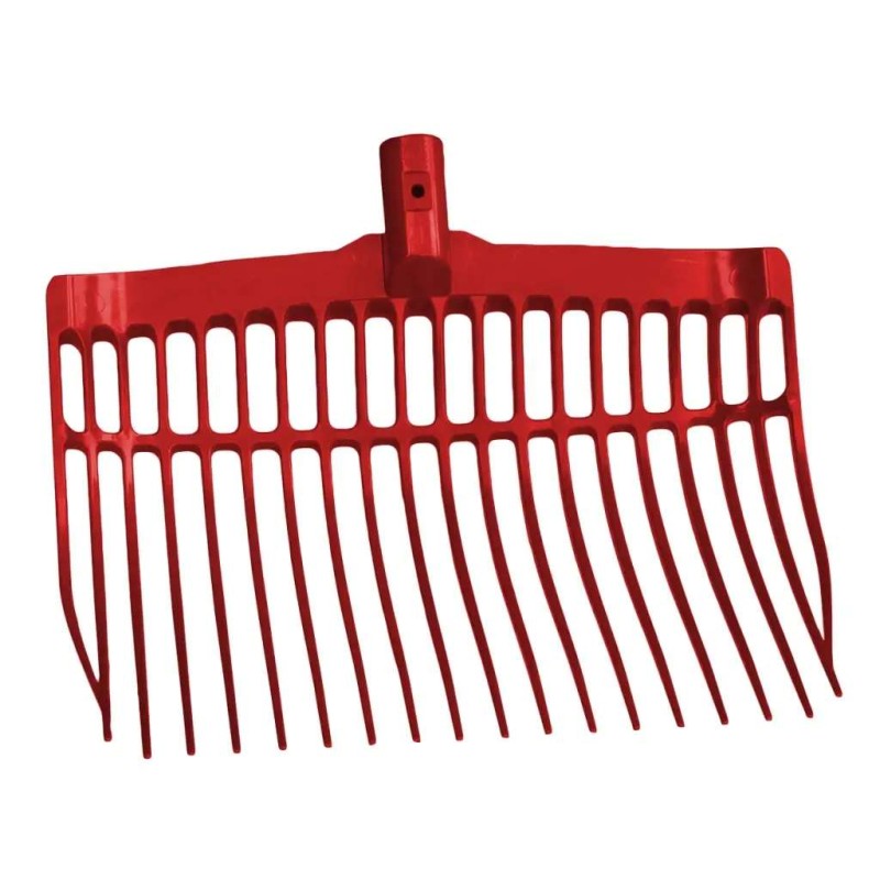 Mestvork zonder steel Rood