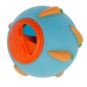 Snackbal voor knaagdieren blauw