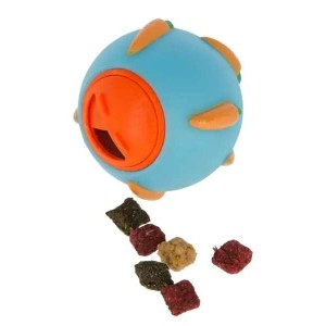 Snackbal voor knaagdieren blauw