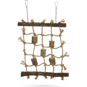 Beeztees houten vogelspeelgoed ziggy 46 cm
