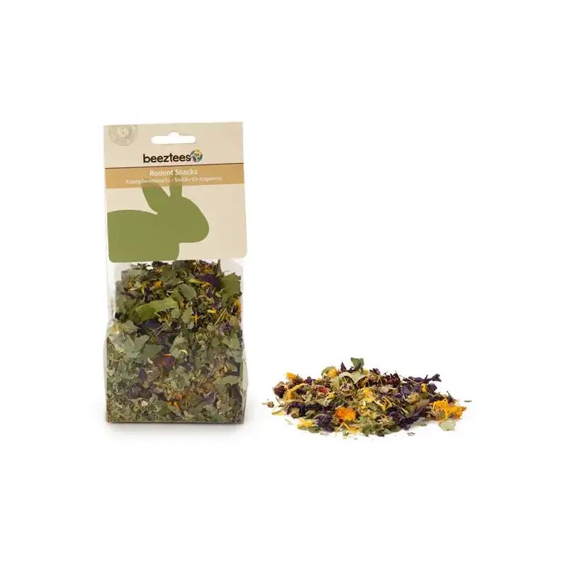 Beeztees knaagdiersnack bloemenmix 45 gram