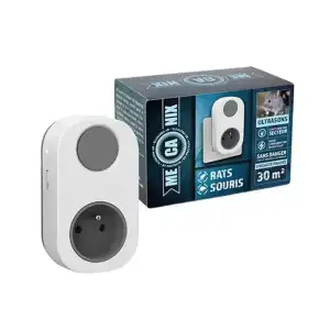 Ultrasoon verjager Rat&Muis 30m2 - 240V