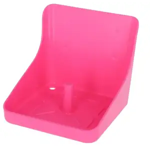 Kunststof liksteenhouder roze