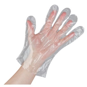 Wegwerp PE handschoenen 30 cm 20 stuks