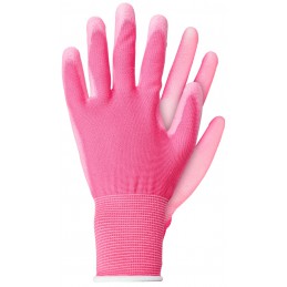 Handschoenen polyester roze XL