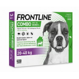 Frontline Combo hond L 20-40 kg 3 pip.