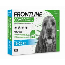 Frontline Combo hond M 10-20 kg 3 pip.
