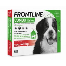 Frontline Combo hond XL vanaf 40 kg 3 pip.