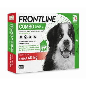 Frontline Combo hond XL vanaf 40 kg 6 pip.