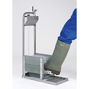 Laarzenreiniger RVS 5 borstels