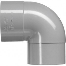 Martens PVC bocht 40mm 1xlm 90 graden grijs
