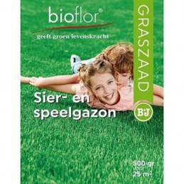 Bioflor graszaad Sier- en speelgazon 25 m2