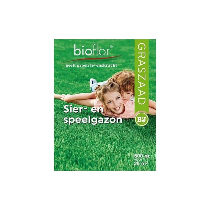 Bioflor graszaad Sier- en speelgazon 25 m2