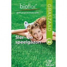 Bioflor graszaad Sier- en speelgazon 50 m2