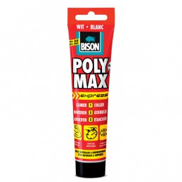 Bison Poly Max Express montagelijm wit 165gr