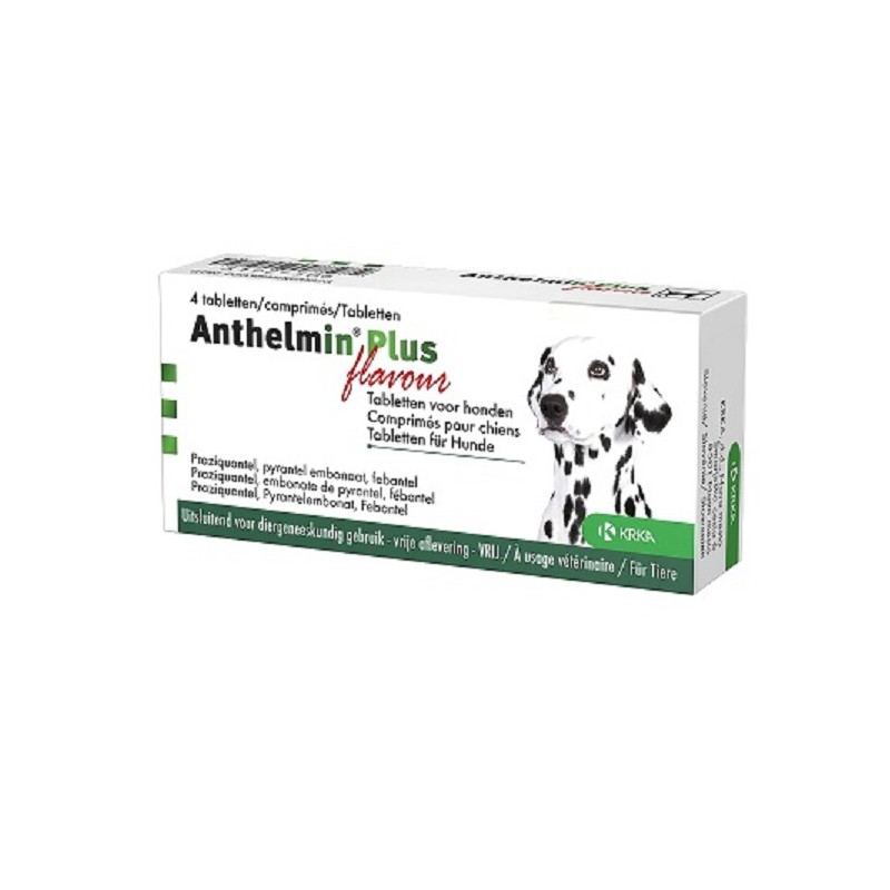 Anthelmin Plus Flavour worm tabletten hond 4st