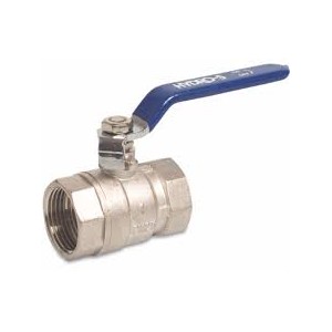 Hydro-S kogelkraan messing 1 1/4" binnendraad