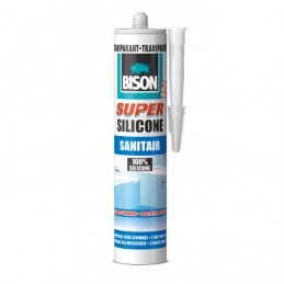 Bison sanitair siliconenkit Super transparant 310 ml