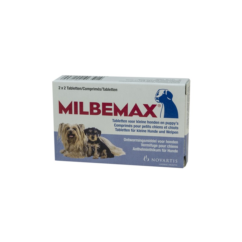 Milbemax ontwormingsgtablet puppy / kleine hond 4 st