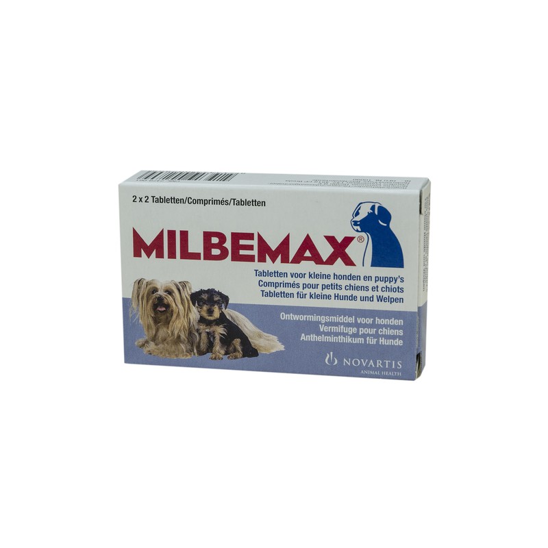 Milbemax ontwormingsgtablet puppy / kleine hond 4 st