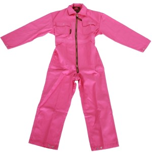 Kinder rally overall Roze