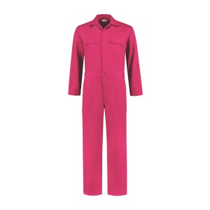 Kuipers kinderoverall polyester / katoen fuchsia